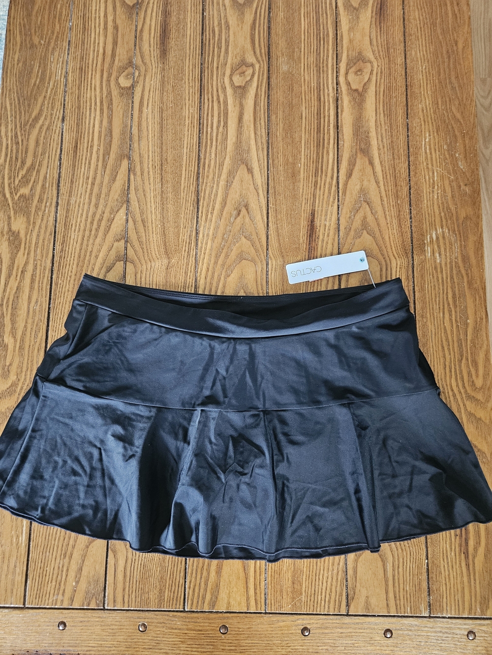 Cactus BNWT Black Swim Skirt, Size 1X